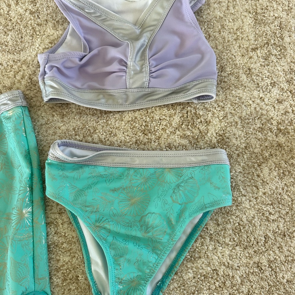 Disney Kids Swim Set - Lavender and Aqua